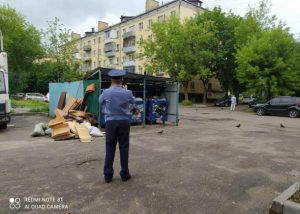 Госадмтехнадзор выявляет нарушения в содержании контейнерных площадок в Раменском