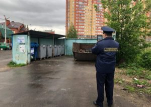 Нарушения в содержании контейнерных площадок пресечены Госадмтехнадзором в Раменском