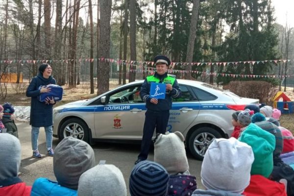 Сотрудники Госавтоинспекции провели занятие по правилам дорожного движения в детских садах