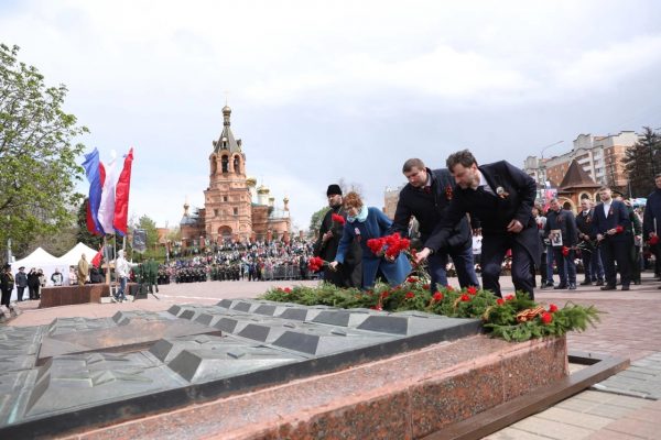 В городе Раменское прошёл парад в честь 77-й годовщины Победы в Великой Отечественной войне