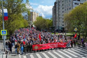 Сегодня в Раменском в акции «Бессмертный полк» приняло участие более шести тысяч человек