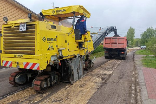 В Раменском округе проводят работы по ремонту дорог