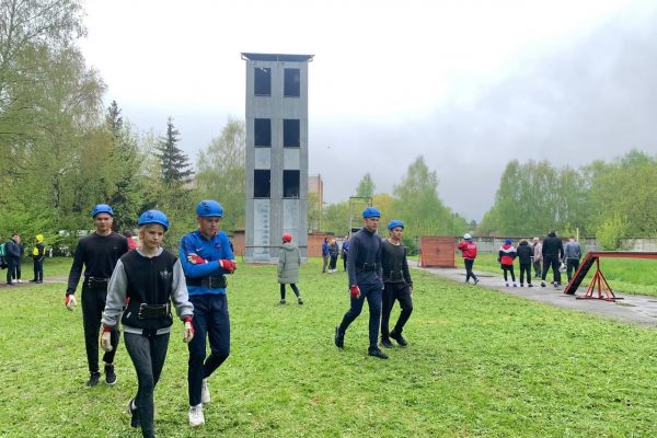 Студенты Раменского колледжа приняли участие в соревнованиях по пожарно-прикладному спорту