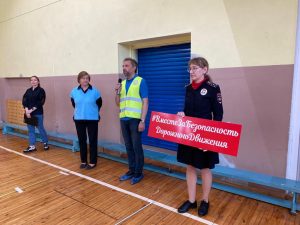 Сотрудники отдела БДД МКУ «Рамавтодор» провели мероприятие с воспитанниками ДЮСШ № 1
