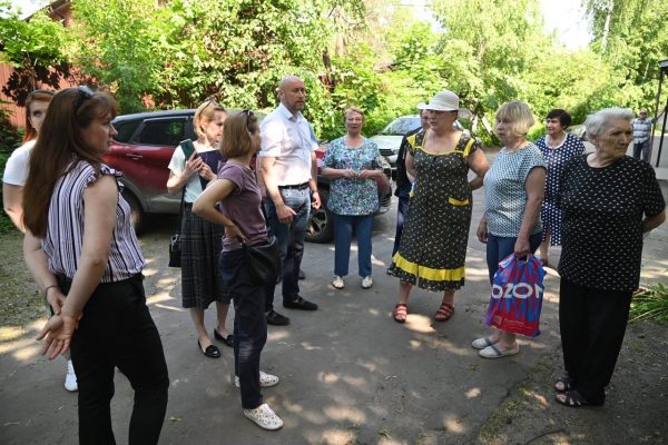 Встреча с жителями по вопросам благоустройства прошла в ТУ Ильинский