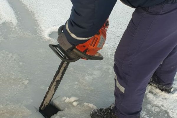 Раменская служба спасения предупреждает об опасности нахождения на льду водоемов