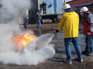 Профилактическое мероприятие по пожарной безопасности с сотрудниками Раменского комбината хлебопродуктов имени В. Я. Печенова