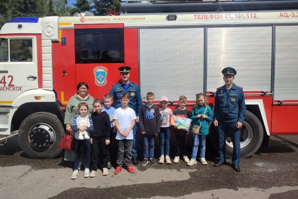 Экскурсия в пожарно-спасательную часть 42 г. Раменское