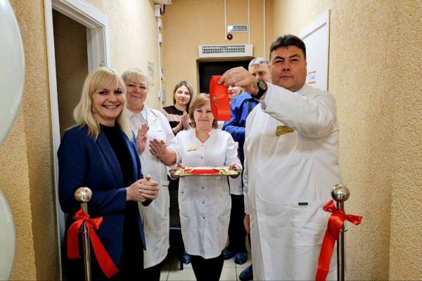Детская поликлиника в Речицах торжественно открыла свои двери вчера, 24 января!
