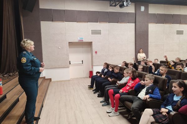 Открытый урок по пожарной безопасности провели в Быково