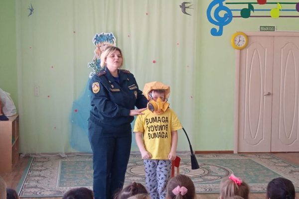 Профилактические мероприятия с детьми прошли в Детском саду №56 с.Заворово