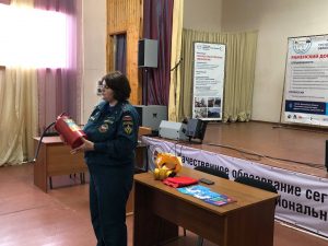 В Раменском дорожно-строительном техникуме прошло профилактическое мероприятие по пожарной безопасности